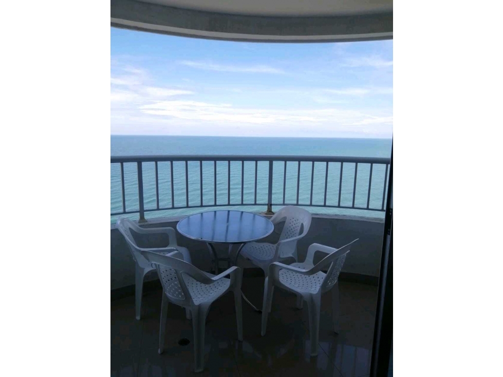 VENDO APARTAMENTO EN BOCAGRANDE AMOBLADO DE USÓ TURISTICO