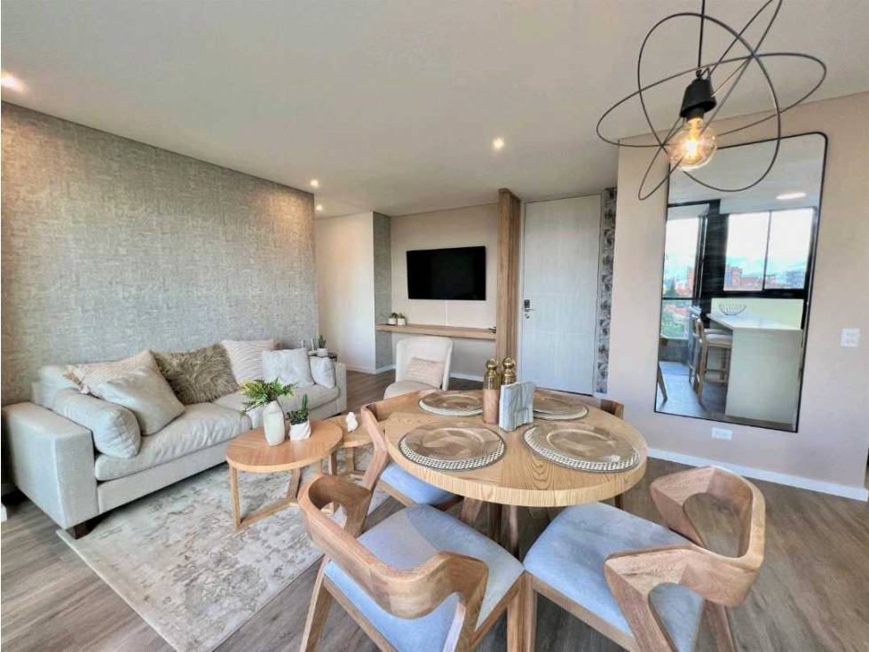 VENDO APARTAMENTO EN EL POBLADO LA LINDE AMOBLADO PARMA