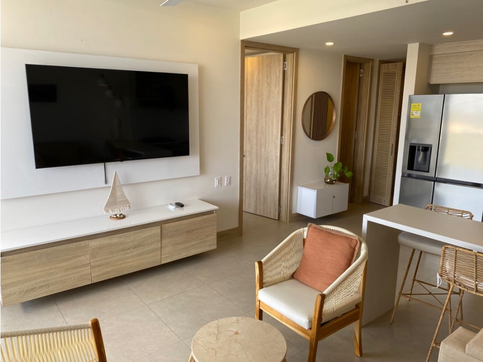 VENDO EN MANZANILLO APARTAMENTO DE UNA ALCOBA Y ESTUDIO =USO MIXTO