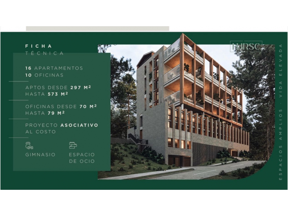 VENDO APARTAMENTO EN PROYECTO ASOCIATIVO HOJARASCO EL POBLADO MEDELLÍN — foto 3