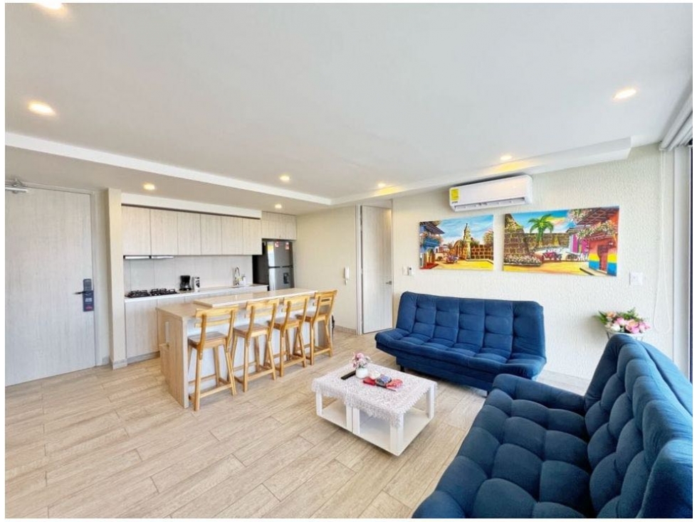 VENDO APARTAMENTO USO TURÍSTICO 2 ALCOBAS ED. MARTINIQUE CIELO MAR — foto 4