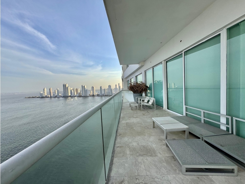 VENDO APARTAMENTO VISTA A LA BAHÍA BAHÍA BOCAGRANDE CARTAGENA — foto 2