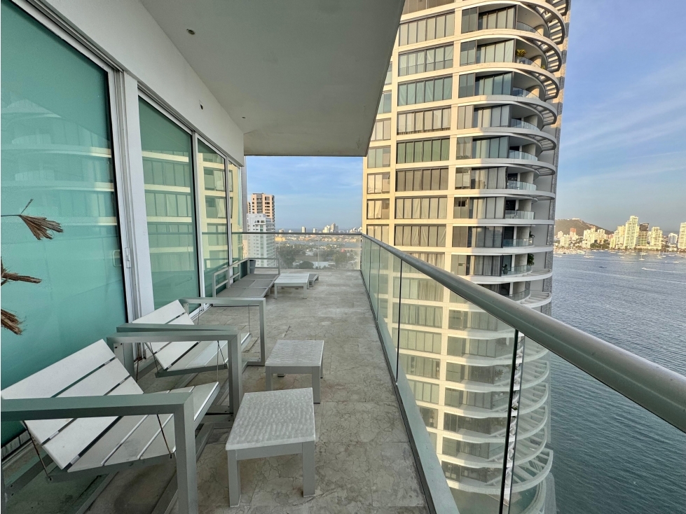 VENDO APARTAMENTO VISTA A LA BAHÍA BAHÍA BOCAGRANDE CARTAGENA — foto 3