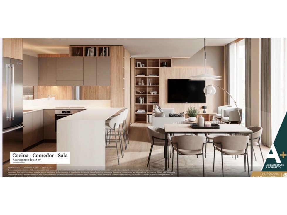 Vendo apto de 118 m2 en La Cabrera Bogota