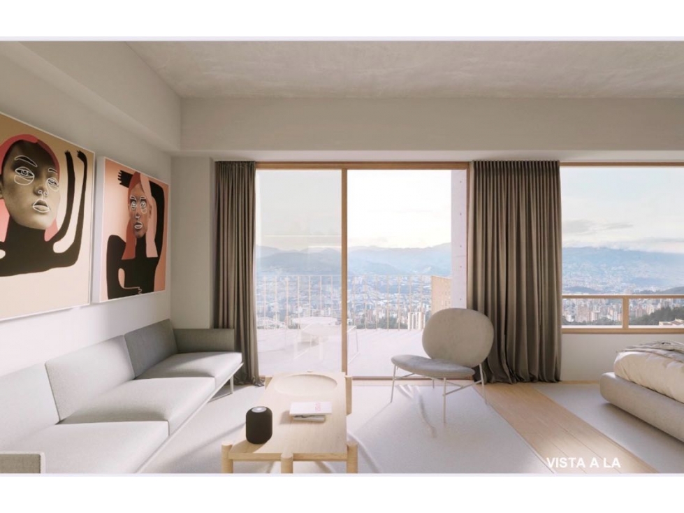 Vendo Suites de 2 hab El Poblado, Medellín + 72 m2+terrazas