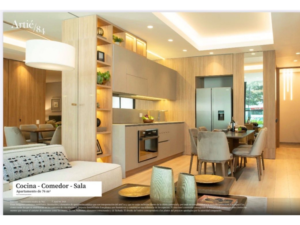 Vendo apto de 76 m2 en La Cabrera Bogota