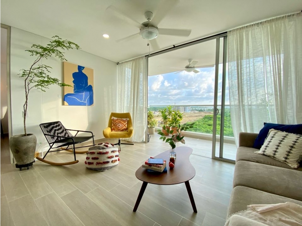 ¡VENDO Ã ARRIENDO APARTAMENTO AMOBLADO EN SERENA DEL MAR - PALLADIO!