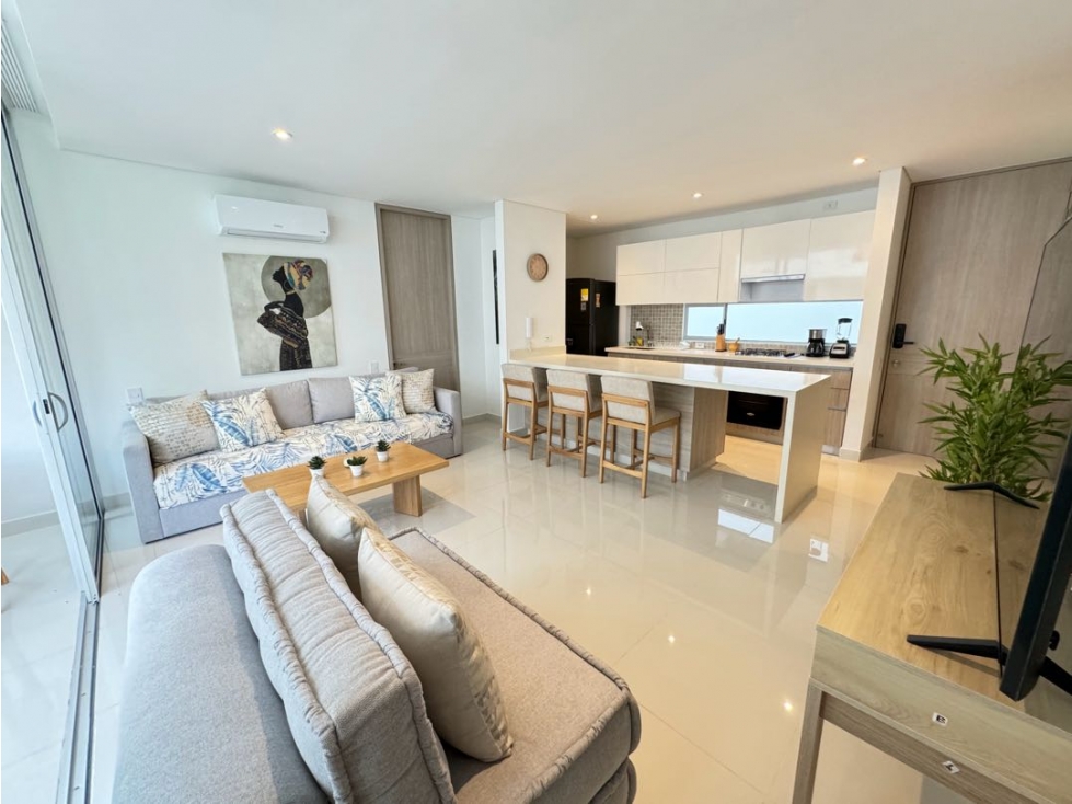 VENDO Ó ARRIENDO APARTAMENTO AMOBLADO EN CAVANA SERENA DEL MAR