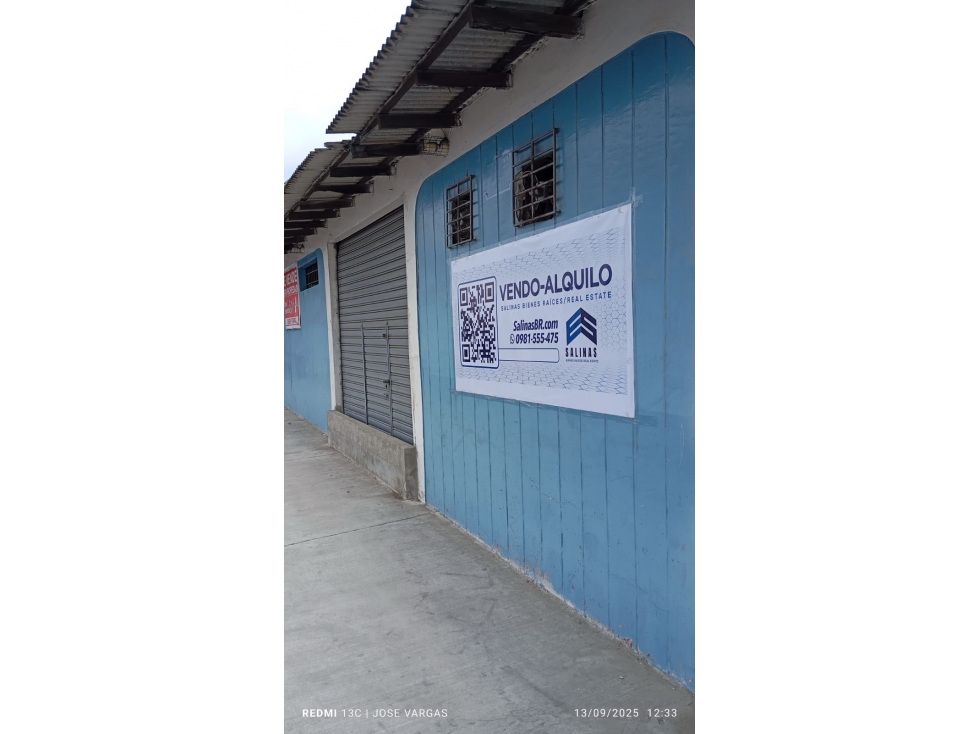 Vendo Bodega/Casa en Av Céntrica en Salinas - 4