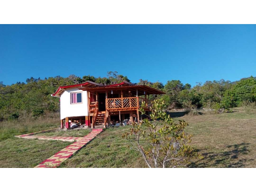 VENDO CABAÑA ECOLÓGICA - SANTA SOFIA - BOYACA - OPORTUNIDAD