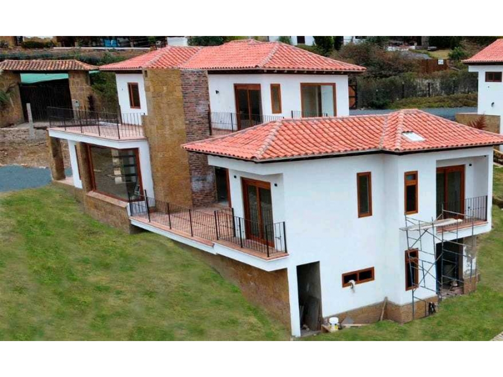 VENDO CASA CAMPESTRE NUEVA- LA MALOCA - VILLA DE LEYVA - ESTRENE