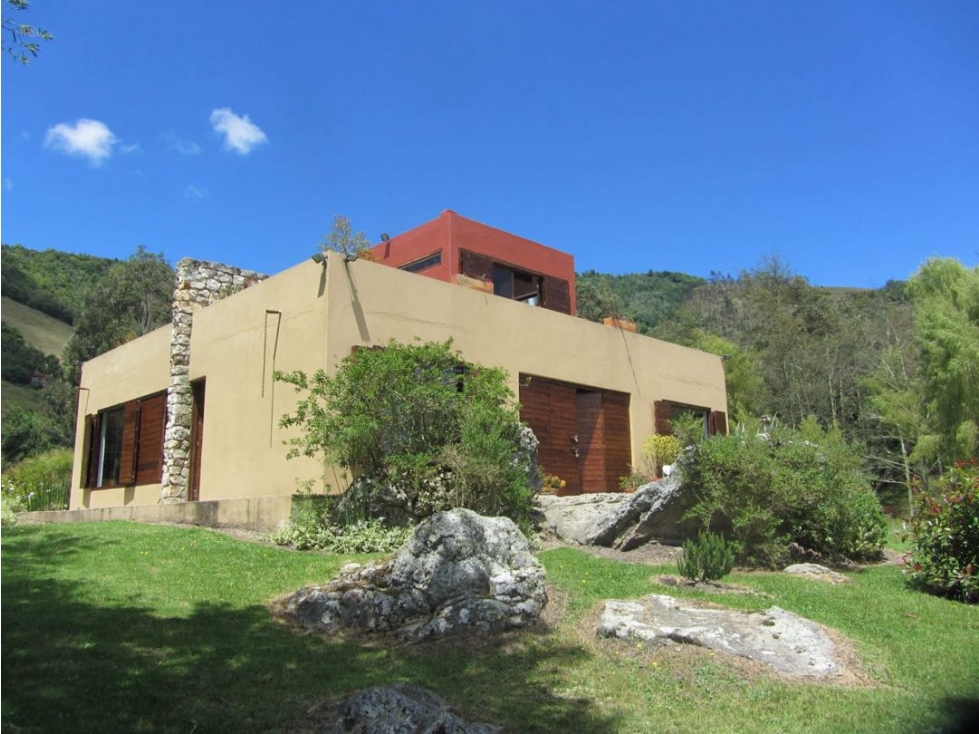 VENDO CASA CAMPESTRE SUESCA - 1