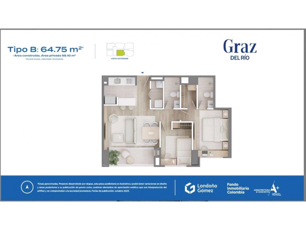 VENDO CESION DE DERECHOS GRAZ DEL RIO, CIUDAD DEL RIO MEDELLIN — foto 2
