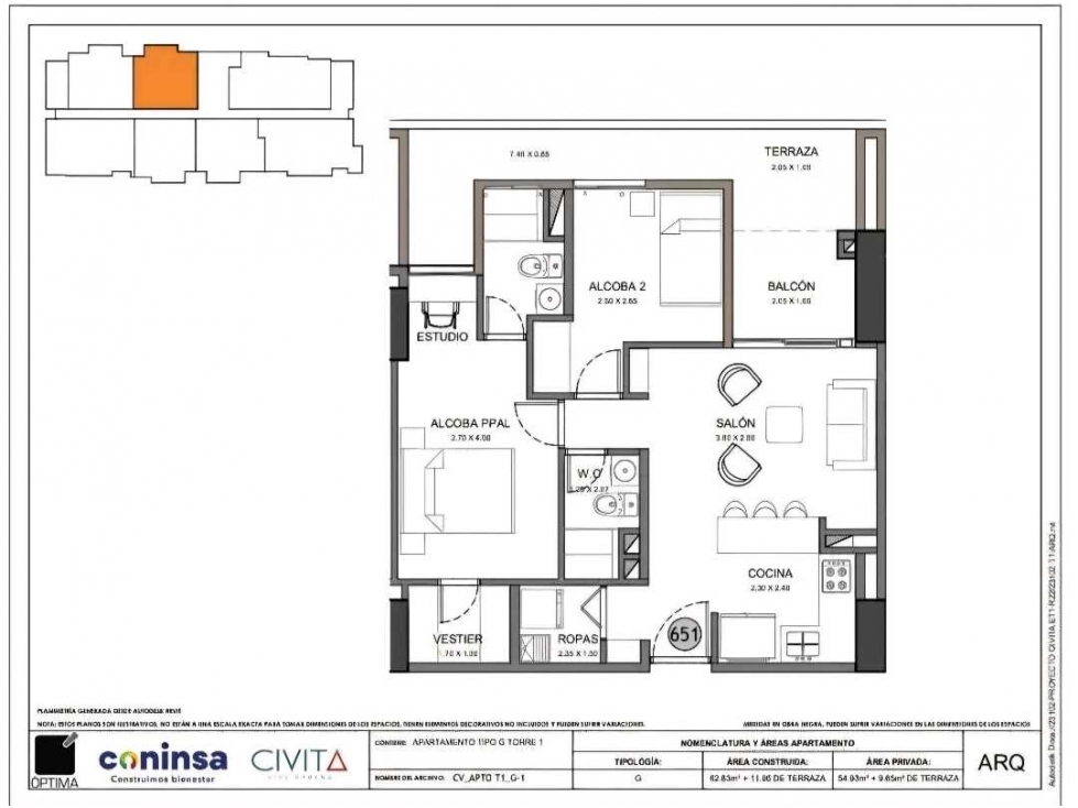 VENDO CESION DERECHOS CIVITA ENVIGADO CON TERRAZA
