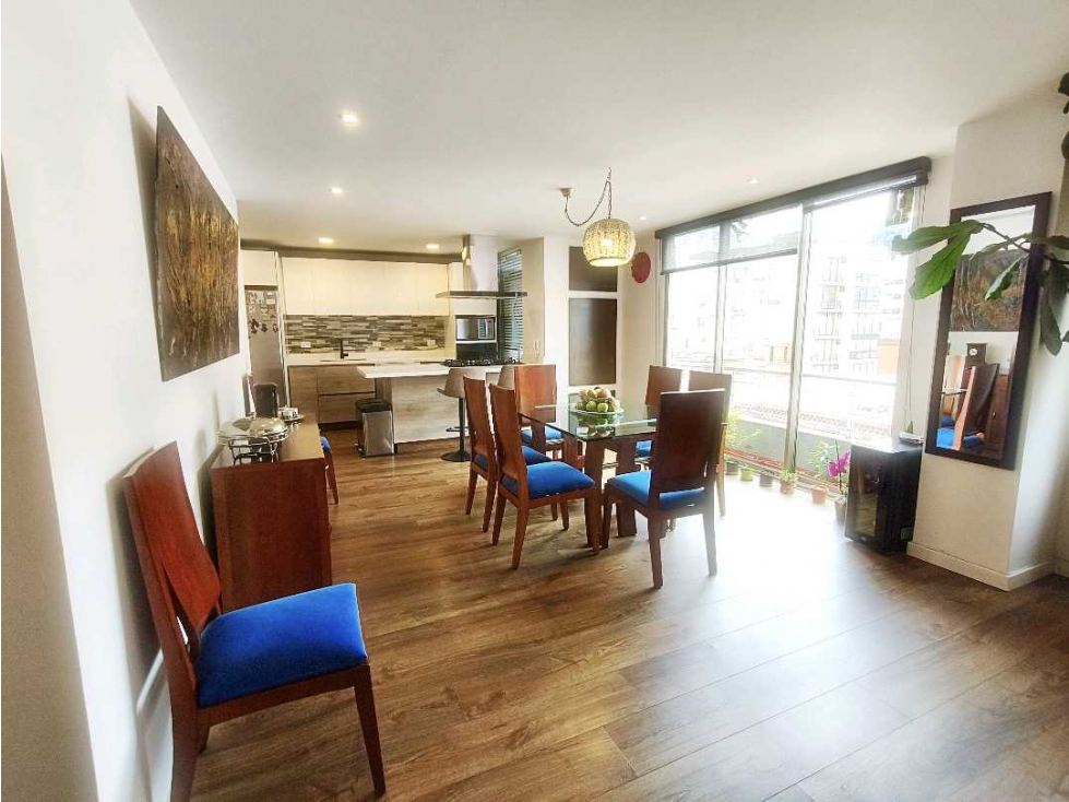 Vendo Chicó Remodelado Sol estudio+2 alcobas baño terraza