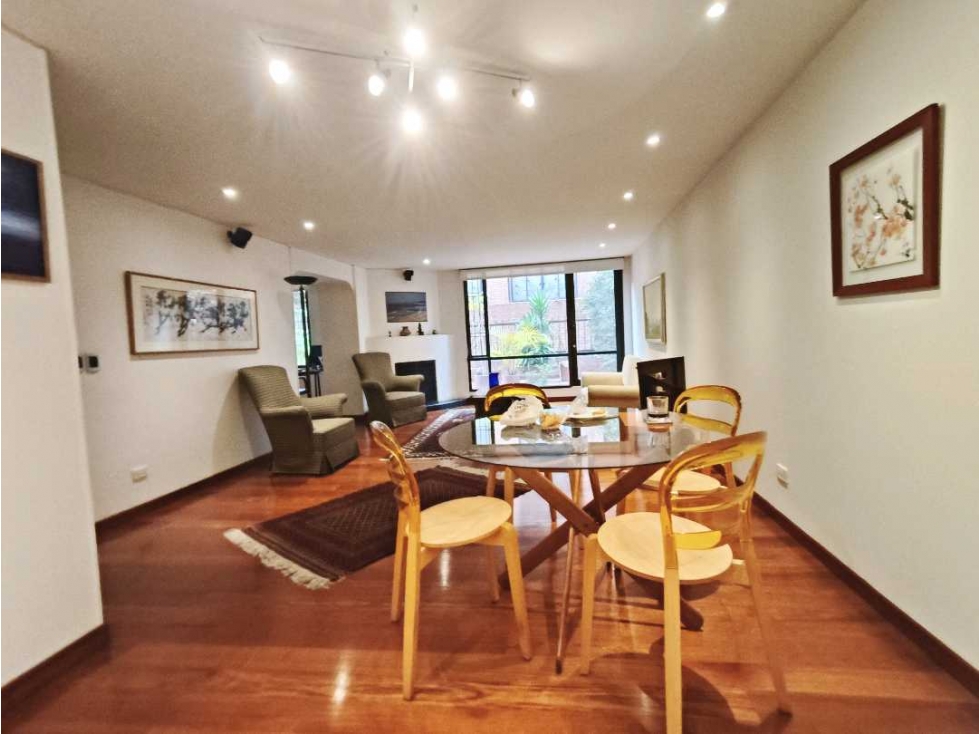 Vendo Chicó terrazas 2 alcobas+estudio +cuarto servicio luz