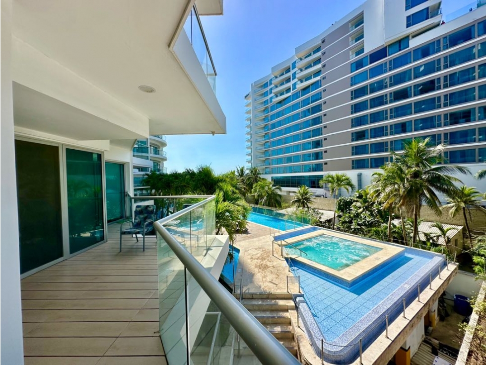 VENDO EN CARTAGENA APARTAMENTO CON SALIDA A LA PLAYA MURANO BEACH — foto 3