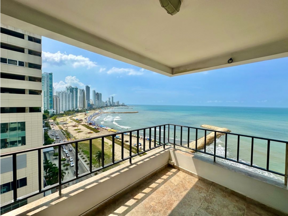 VENDO EN CARTAGENA APARTAMENTO FRENTE AL MAR EN B/GRANDE VISTA AL MAR — foto 2