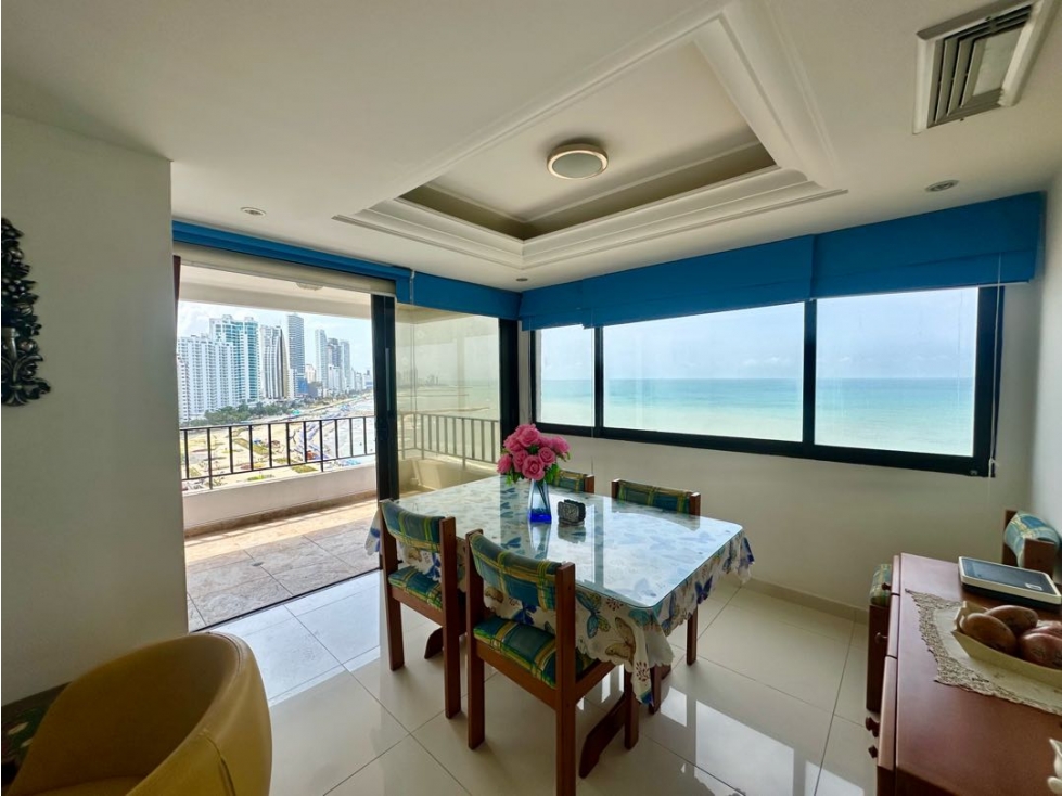 VENDO EN CARTAGENA APARTAMENTO FRENTE AL MAR EN B/GRANDE VISTA AL MAR — foto 3