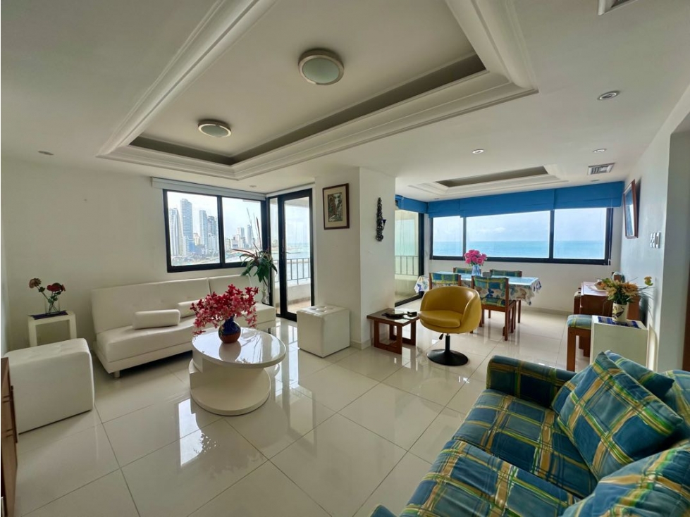 VENDO EN CARTAGENA APARTAMENTO FRENTE AL MAR EN B/GRANDE VISTA AL MAR — foto 6