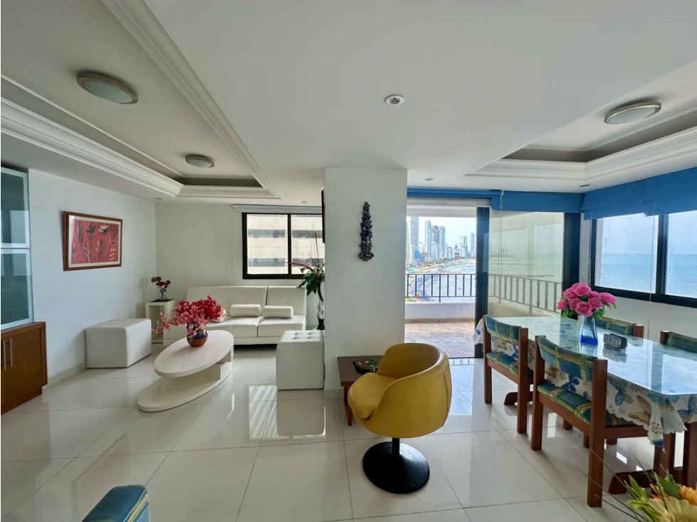 VENDO EN CARTAGENA APARTAMENTO FRENTE AL MAR EN B/GRANDE VISTA AL MAR — foto 5
