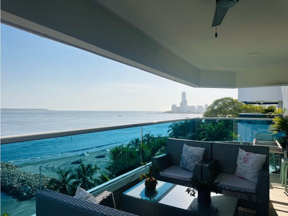 VENDO EN CARTAGENA APARTAMENTO FRENTE A LA PLAYA DE CASTILLOGRANDE — foto 3