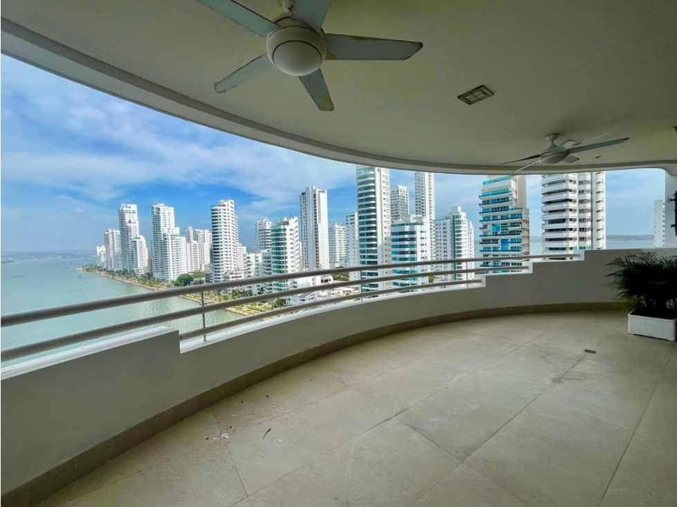 VENDO EN CARTAGENA APARTAMENTO PRIMERA LINEA DE LA BAHÍA CON VISTA
