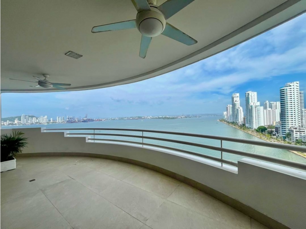 VENDO EN CARTAGENA APARTAMENTO PRIMERA LINEA DE LA BAHÍA CON VISTA — foto 2