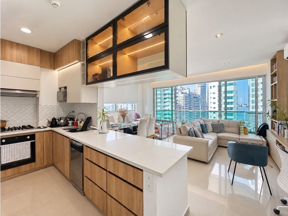 VENDO EN CARTAGENA APARTAMENTO REMODELADO EN CASTILLO VISTA BAHIA — foto 6
