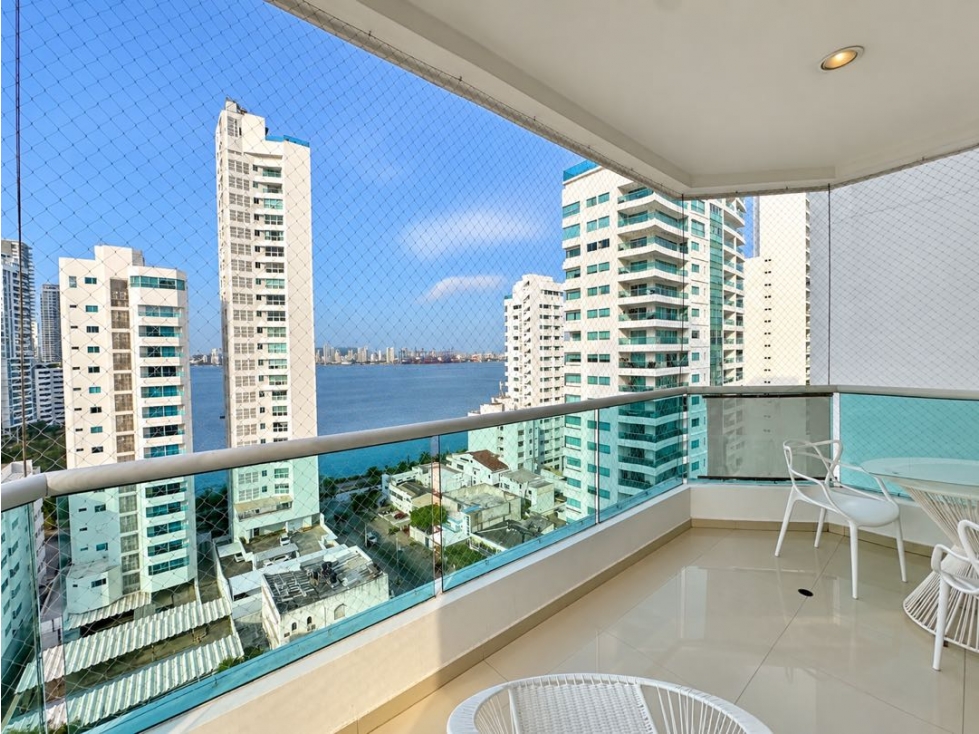VENDO EN CARTAGENA APARTAMENTO REMODELADO EN CASTILLO VISTA BAHIA