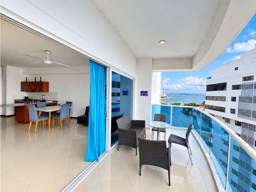 VENDO EN CARTAGENA APARTAMENTO USO TURÍSTICO CON VISTA EN LAGUITO - 5
