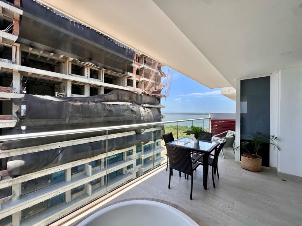 VENDO EN CARTAGENA HERMOSO APARTAMENTO CON JACUZZI PARA INVERSIÓN — foto 2