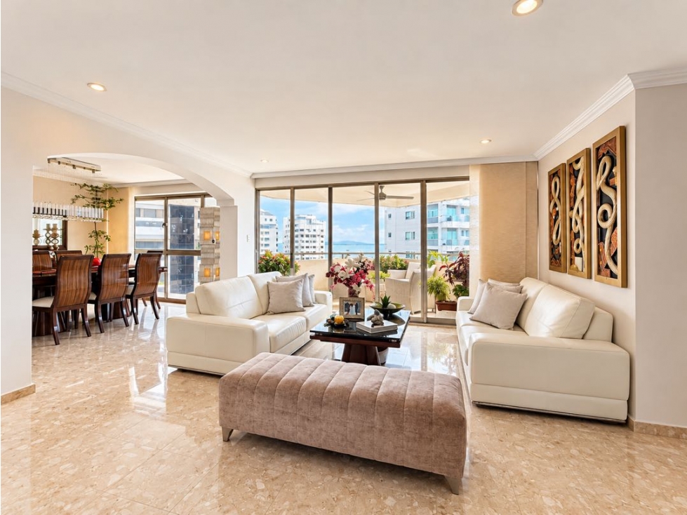 VENDO EN CARTAGENA EXCLUSIVO APARTAMENTO EN BOCAGRANDE CON VISTA — foto 4