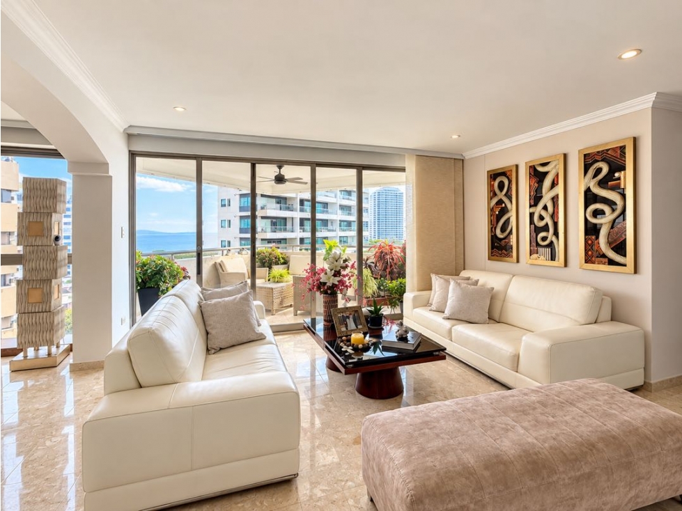 VENDO EN CARTAGENA EXCLUSIVO APARTAMENTO EN BOCAGRANDE CON VISTA — foto 3