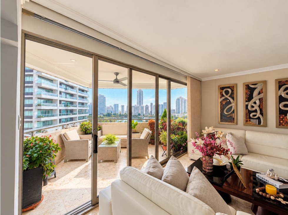 VENDO EN CARTAGENA EXCLUSIVO APARTAMENTO EN BOCAGRANDE CON VISTA — foto 2