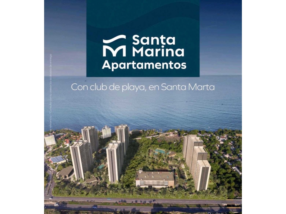 Vendo espectacular Apartamento en Santa Marta piso 18 frente al mar