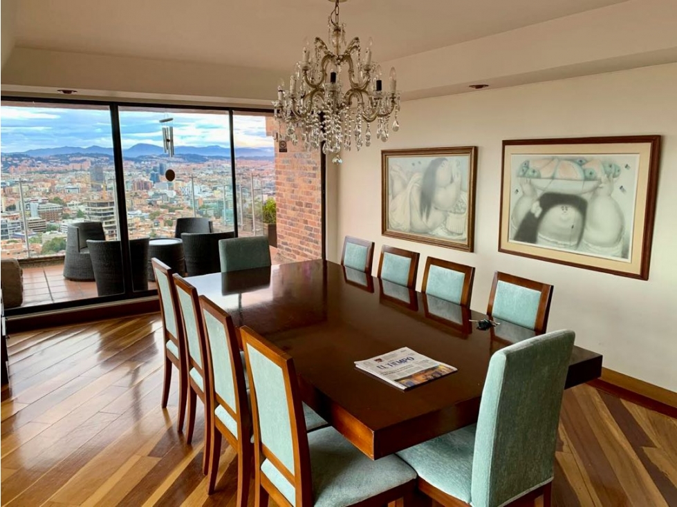 Vendo exclusivo apto con terrazas y hermosa vista en Chico Alto