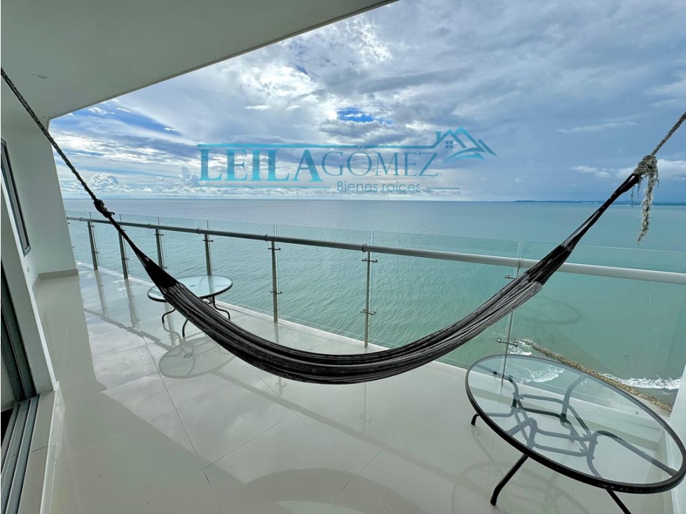 VENDO HERMOSO APARTAMENTO CON VISTA AL MAR para RENTA TURÍSCA