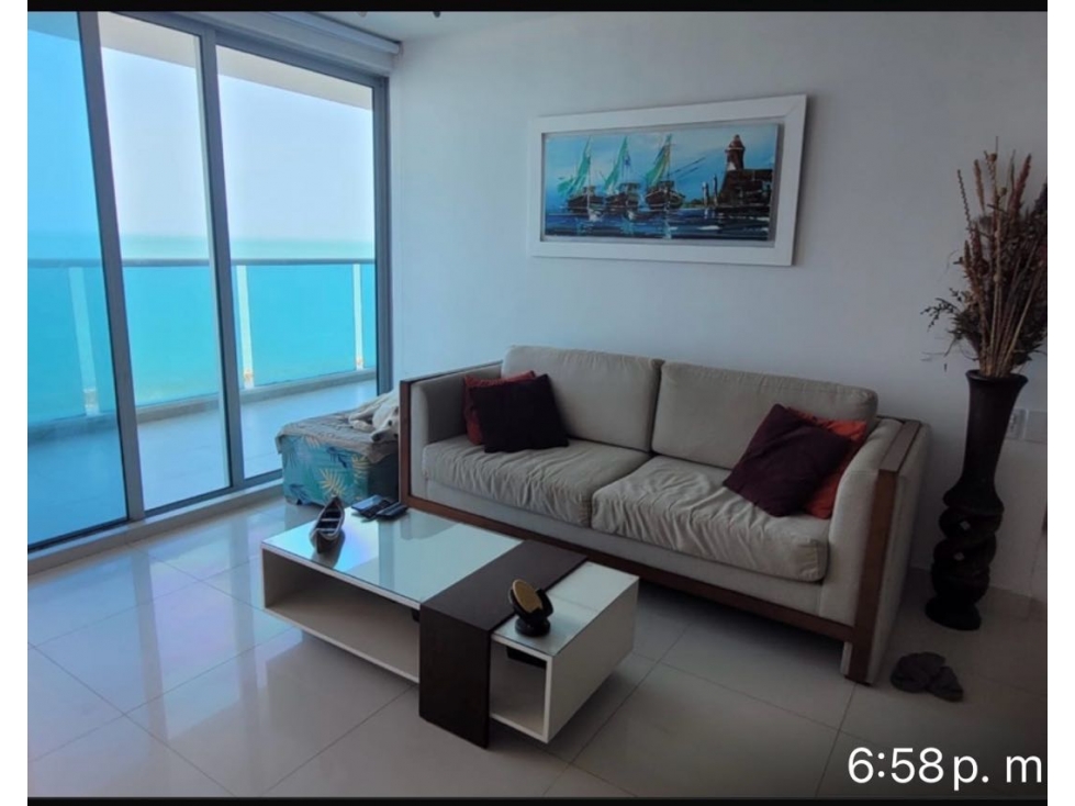 Vendo hermoso apto frente al Mar en El Cabrero Cartagena de Indias