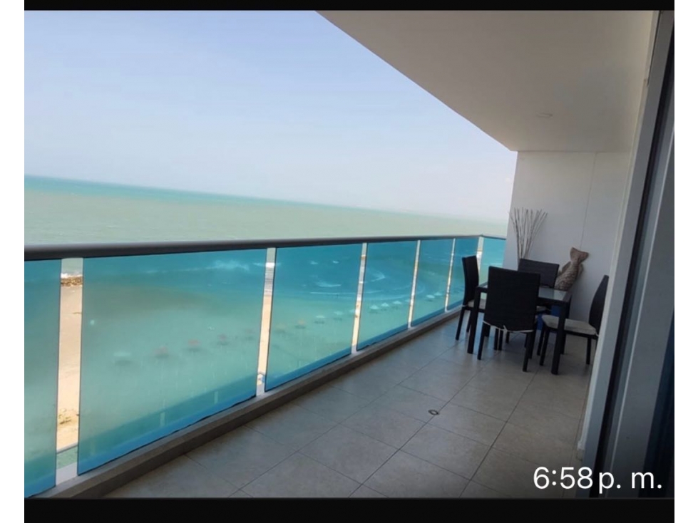 Vendo hermoso apto frente al Mar en El Cabrero Cartagena de Indias — foto 3