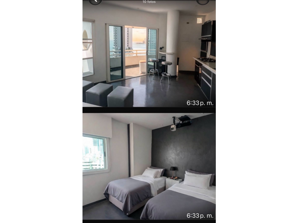 Vendo lindo apto de 2 alcobas en Bocagrande Cartagena de Indias