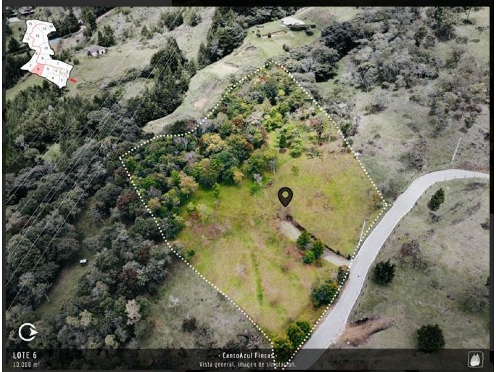 VENDO LOTE EN PARCELACION EN GUARNE CANTO AZUL VEREDA LA HONDA — foto 6
