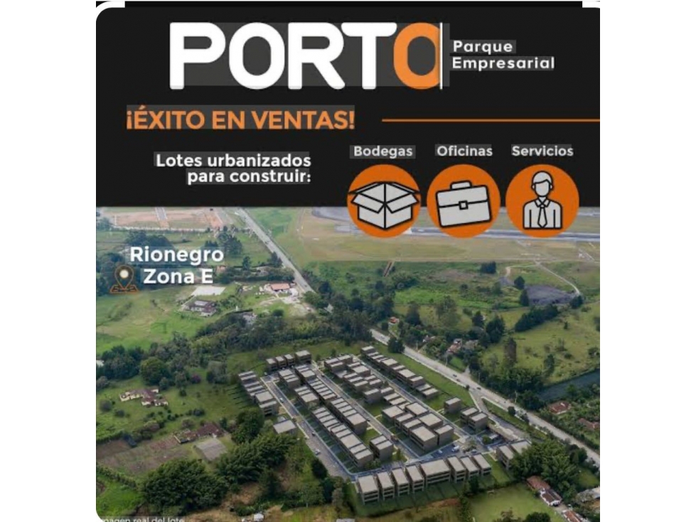 Vendo lote en parque empresarial en Rionegro