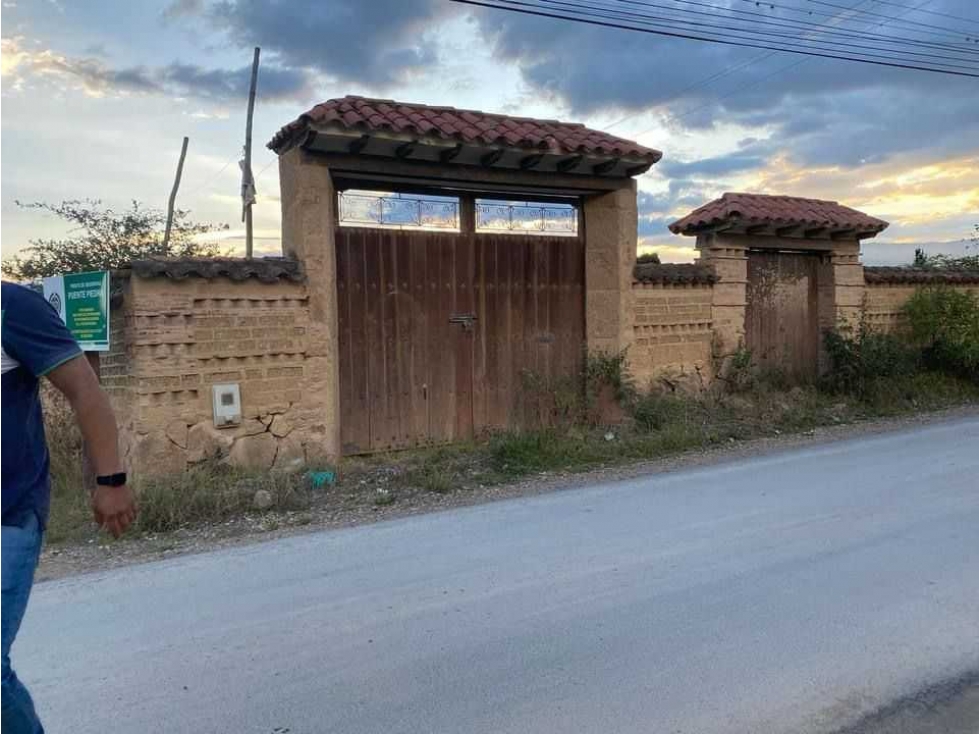 VENDO LOTE PLANO URBANO- VEREDA EL ROBLE - VILLA DE LEYVA - 1