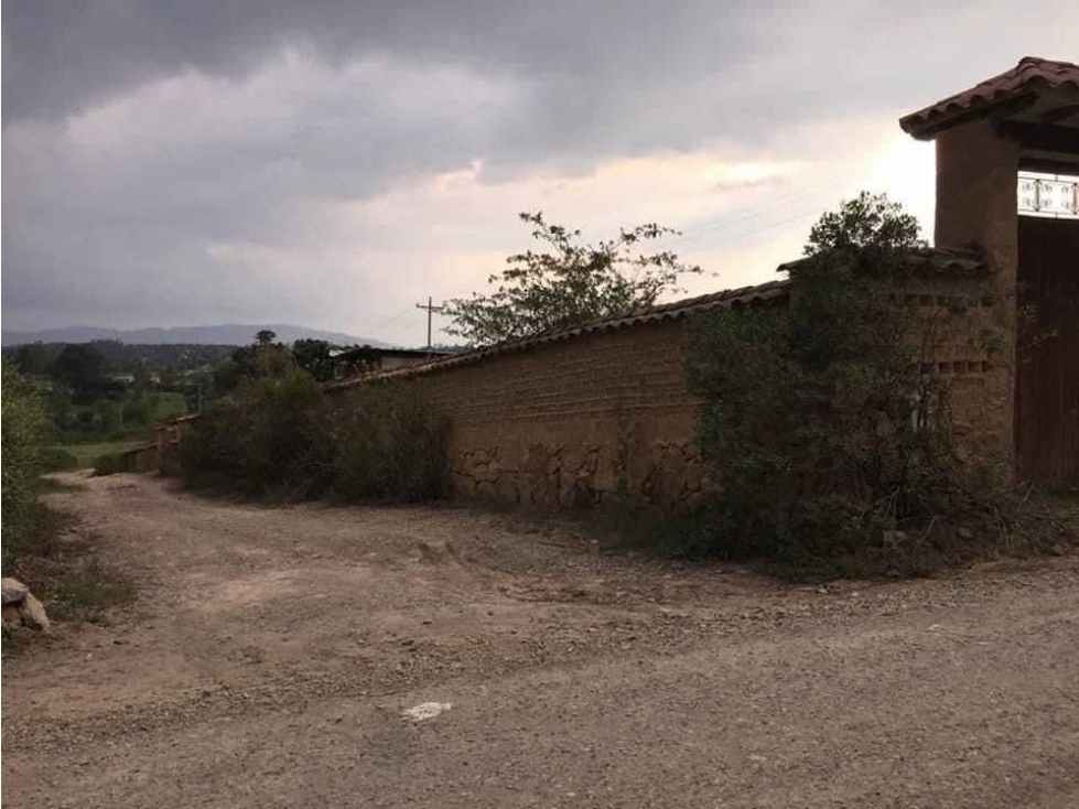 VENDO LOTE PLANO URBANO- VEREDA EL ROBLE - VILLA DE LEYVA - 3