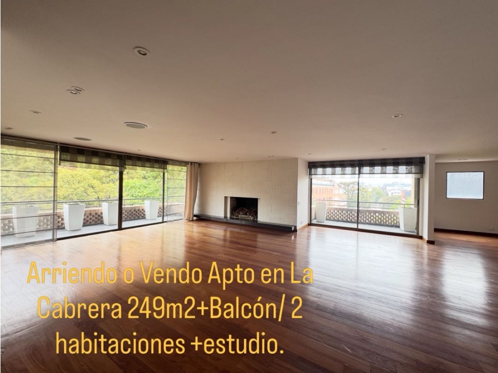 Vendo o Arriendo apto en La Cabrera