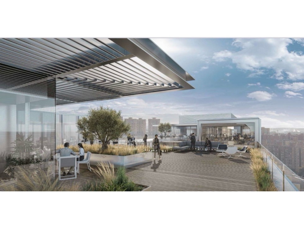 Arriendo oficina Ciudad Salitre +258m2 + Obra gris + Certi LEED - 3