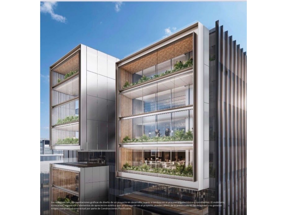 Arriendo oficina Ciudad Salitre +258m2 + Obra gris + Certi LEED - 2
