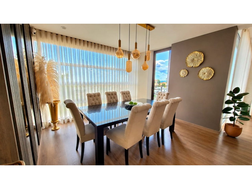 VEN/RENT AMOBLADO 257M 7 PISO EXT 3BALCONES TERRAZA CBS 3 HAB C/U BAÑO — foto 5