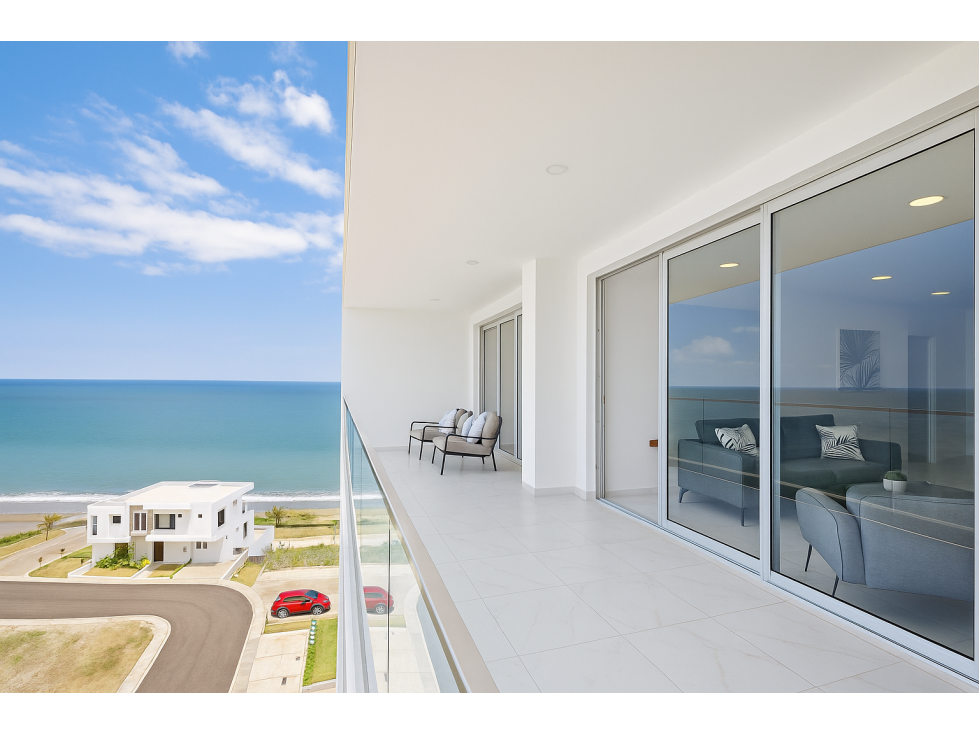 Suite amoblada de 74,62 m² en Ciudad del Mar, Manta